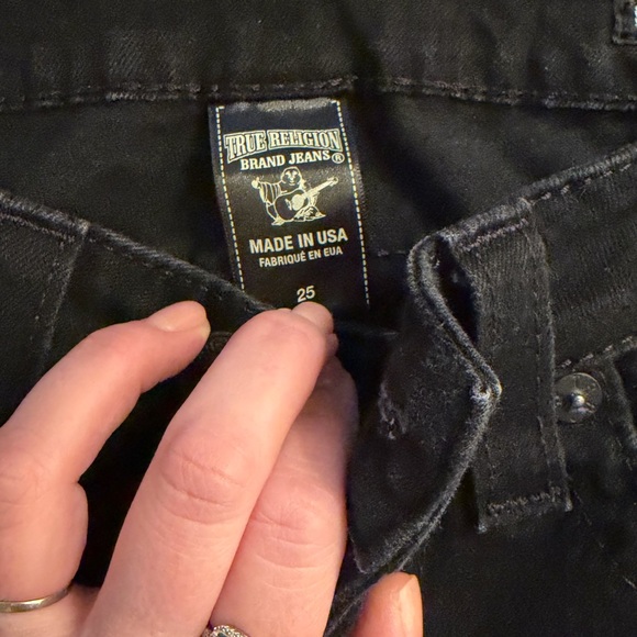 True Religion Women's Black Skinny Jeans - Picture 2 of 5